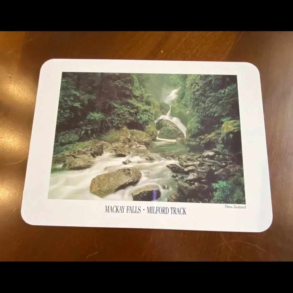 Jason Designer Collection New Zealand Landscape Placemats Cork Backing S…